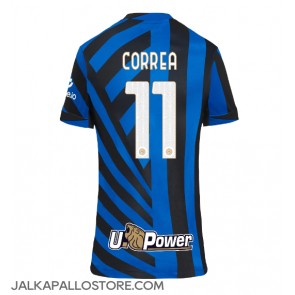 Inter Milan Joaquin Correa #11 Kotipaita Naisten 2024-25 Lyhythihainen